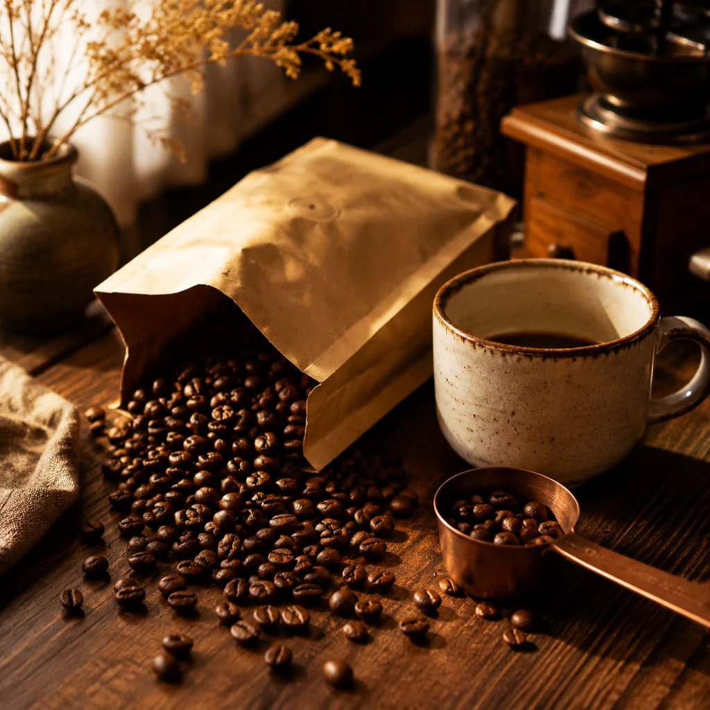 Coffee bean still life prompt cover